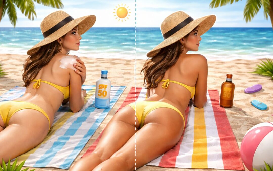 Est-ce que la crème solaire empêche de bronzer ?